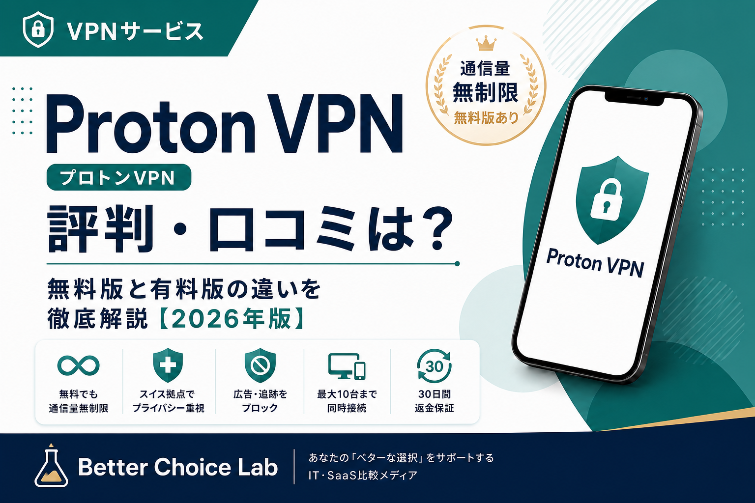 Proton VPNの評判・口コミと無料版、有料版の違いを解説
